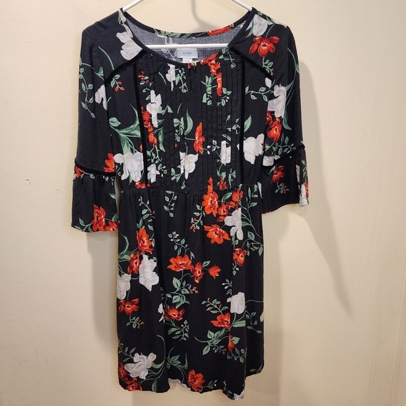 Old Navy Floral  Girla Dress size Junios XL (14) NWT - Picture 5 of 11